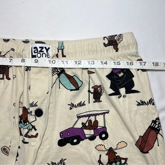 Men’s Lazy One Moose Golfer Pj’s Size Large - Picture 5 of 8